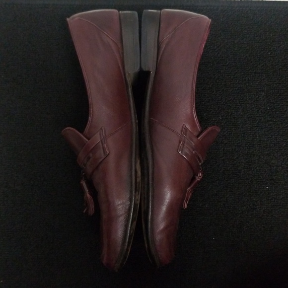 BALLY leather men's dress shoes loafers tassle - Picture 6 of 9